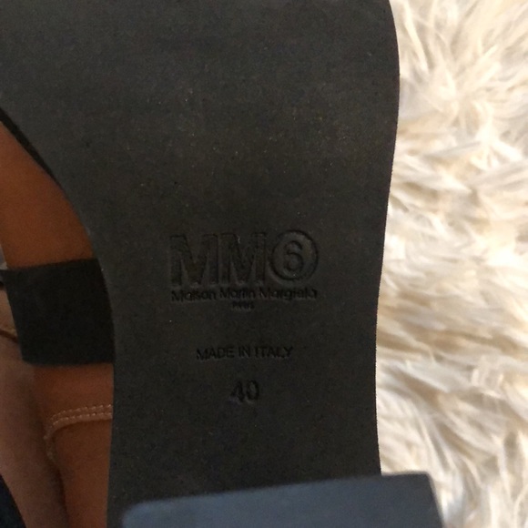 Maison Martin Margiela MM6 NIB brown & black strap booties 🔥🍁 - Picture 7 of 11